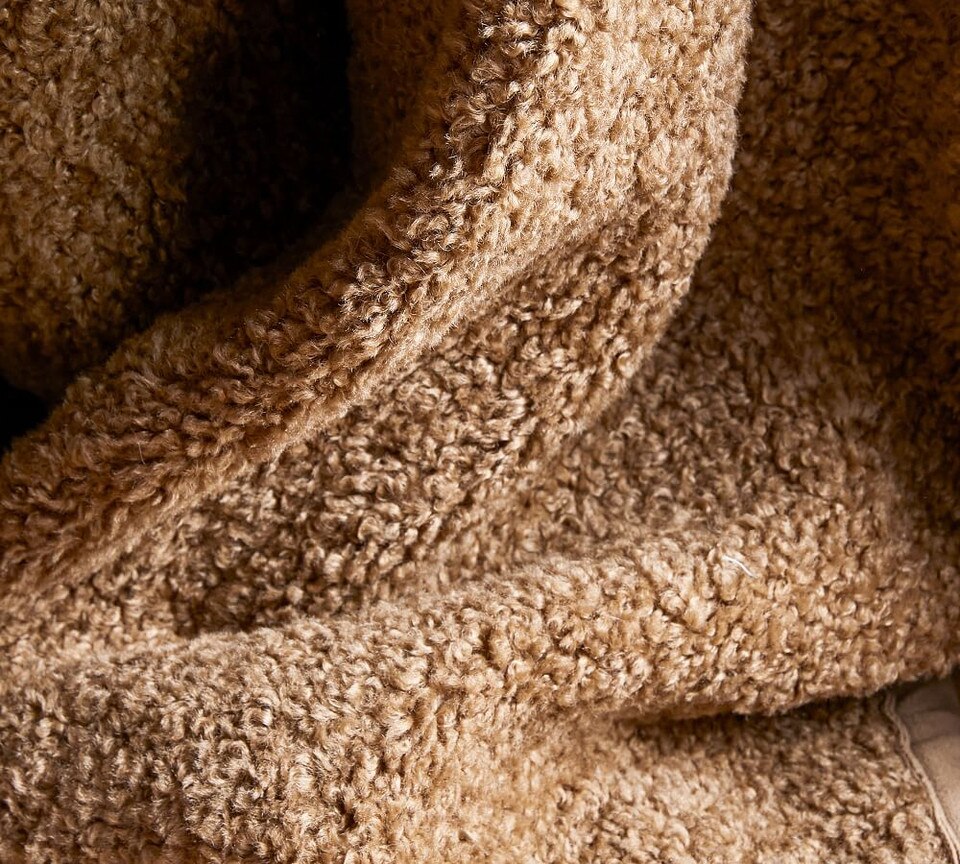 Cosy Teddy Faux Fur Throw Pottery Barn Australia